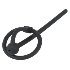 Penis Plug Plug D'urètre Percé En Silicone RING PLAY 10.5cm - Diamètre 6mm