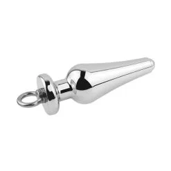 MenSteel Plug En Métal Avec Anneau HOLLOW SCREW 11.5 X 4.3cm -FÉMINITÉS boutique plug en metal avec anneau hollow screw 115 x 43cm 4