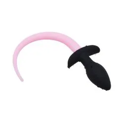 Kinky Puppy Plug Queue De Chien Phosphorescent LUMINOUS PUPPY 8 X 3.2cm Rose Fluo -FÉMINITÉS boutique plug queue de chien phosphorescent luminous puppy 8 x 32cm rose fluo 2