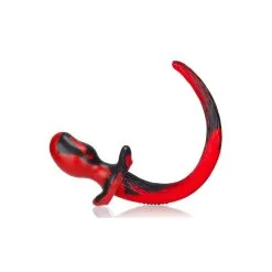 Plug Queue Puppy Tail Oxballs BULLDOG 11.5 X 6 Cm Rouge