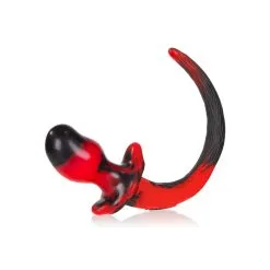 Plug Queue Puppy Tail Oxballs BULLDOG 11.5 X 6 Cm Rouge -FÉMINITÉS boutique plug queue puppy tail oxballs bulldog 115 x 6 cm rouge 4