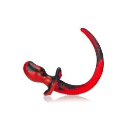 Oxballs Plug Queue Puppy Tail SWIRL 8.5 X 4.4 Cm Rouge -FÉMINITÉS boutique plug queue puppy tail swirl 85 x 44 cm rouge 3