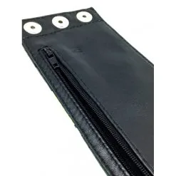 The Red Poignet Bracelet De Force En Cuir - Camouflage - Avec Zip -FÉMINITÉS boutique poignet bracelet de force en cuir camouflage avec zip 3