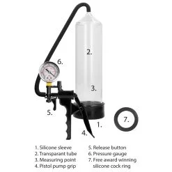 Pumped Pompe à Pénis BEGINNER Avec Contrôleur 21 X 5.5cm -FÉMINITÉS boutique pompe a penis beginner avec controleur 21 x 55cm 9