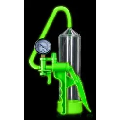 Ouch! Glow Pompe à Pénis Phosphorescente GLOW ELITE 20 X 5.5cm -FÉMINITÉS boutique pompe a penis phosphorescente glow elite 20 x 55cm 2