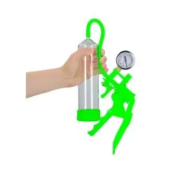 Ouch! Glow Pompe à Pénis Phosphorescente GLOW ELITE 20 X 5.5cm -FÉMINITÉS boutique pompe a penis phosphorescente glow elite 20 x 55cm 3