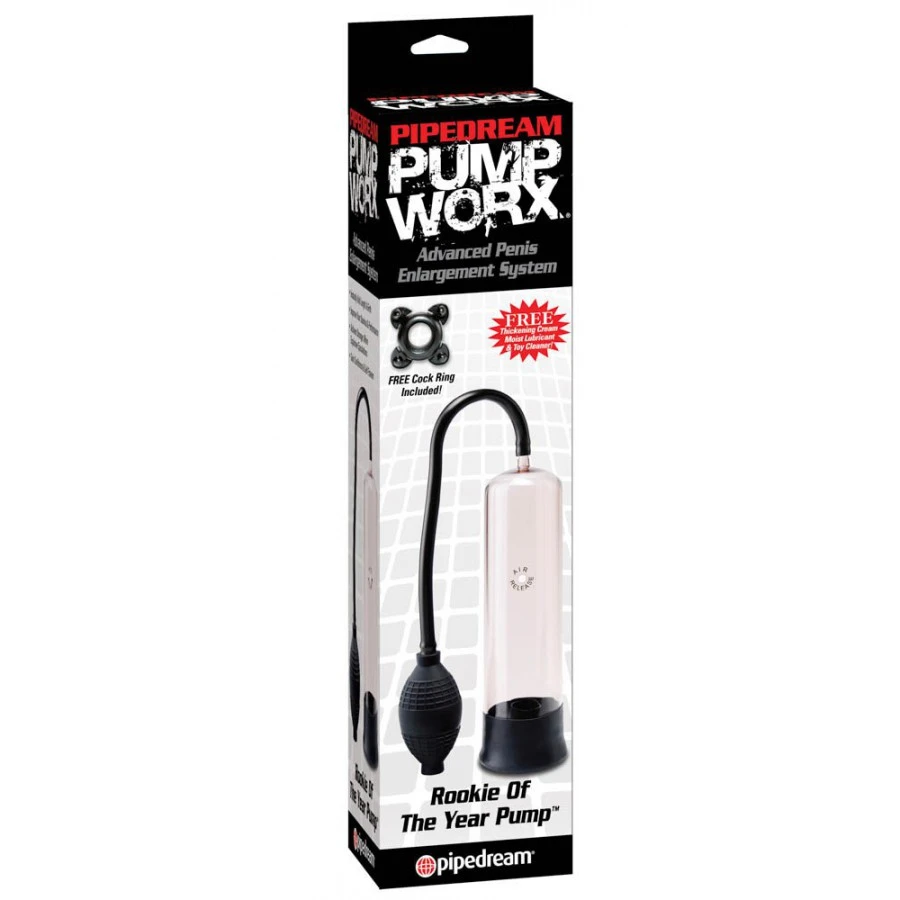 Pump Worx Pompe à Pénis Worx Rookie 19 X 5 Cm Blanc 2 Pump Worx Pompe à Pénis Worx Rookie 19 X 5 Cm Blanc – Image 2