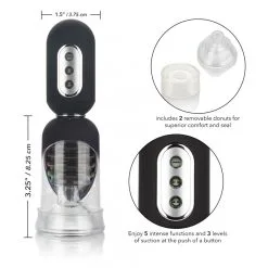 CalExotics Pompe De Gland Automatique HEAD PUMP 12 X 6cm -FÉMINITÉS boutique pompe de gland automatique head pump 12 x 6cm 2