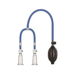 KINKgear Pompes Pour Tétons LUVPUMP Double Cup Bleu