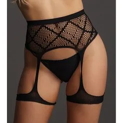 Le Desir Porte-jarretelles Effet Harnais Sophia - Noir