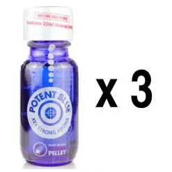 UK Leather Cleaner Potent Blue 22mL X3