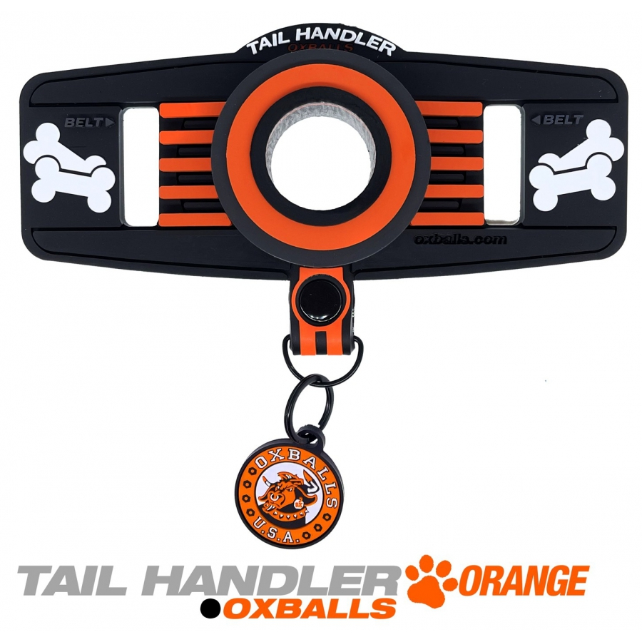 Queue De Chien Oxballs TAIL HANDLER Orange 2 Queue De Chien Oxballs TAIL HANDLER Orange – Image 2