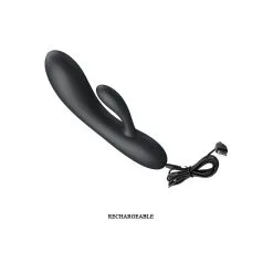 Pretty Love Rabbit MATT - Noir -FÉMINITÉS boutique rabbit matt noir 7