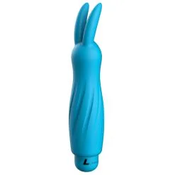 Luminous Rabbit SOFIA 13cm Turquoise -FÉMINITÉS boutique rabbit sofia 13cm turquoise 2