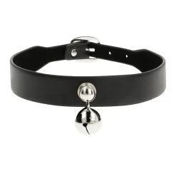 Ras De Cou Coquette Avec Grelot Noir -FÉMINITÉS boutique ras de cou coquette avec grelot noir 2