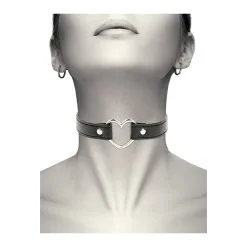 Ras De Cou Coquette Coeur Noir