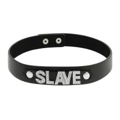 Ras De Cou Coquette Slave Noir -FÉMINITÉS boutique ras de cou coquette slave noir 2