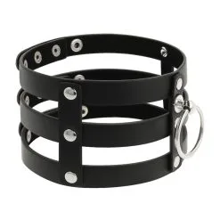 Ras De Cou Coquette Triple Lane Noir -FÉMINITÉS boutique ras de cou coquette triple lane noir 3