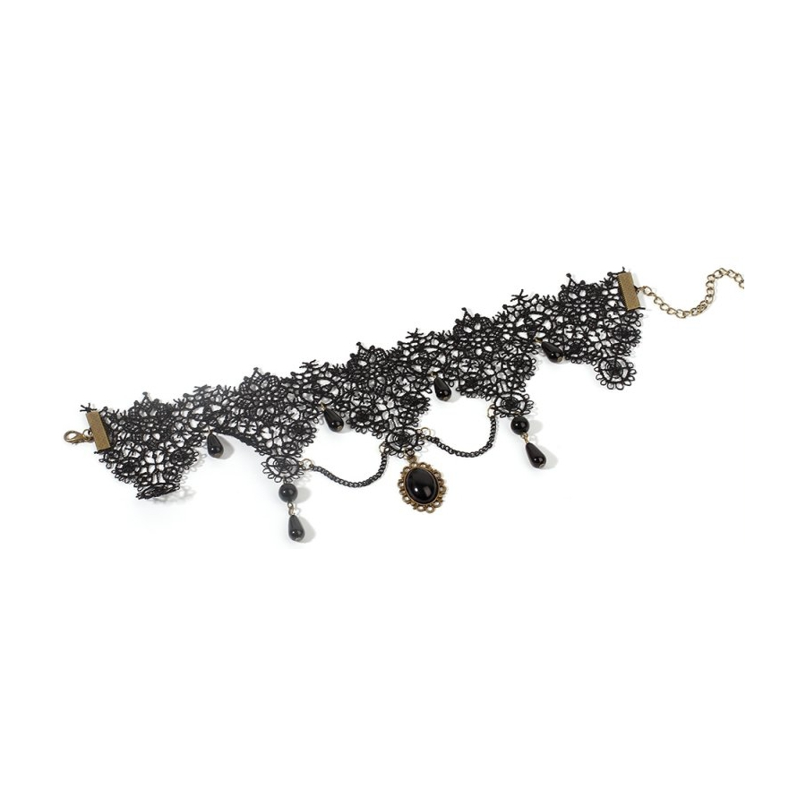 Joy Jewels Ras De Cou GOTHIC JEWER Noir 3 Joy Jewels Ras De Cou GOTHIC JEWER Noir – Image 3