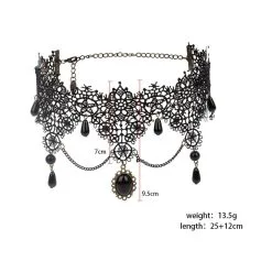 Joy Jewels Ras De Cou GOTHIC JEWER Noir 7 Joy Jewels Ras De Cou GOTHIC JEWER Noir -FÉMINITÉS boutique ras de cou gothic jewer noir 3