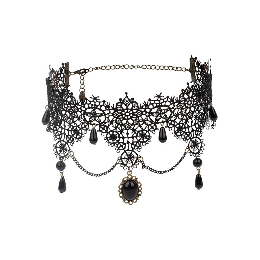 Joy Jewels Ras De Cou GOTHIC JEWER Noir 1 Joy Jewels Ras De Cou GOTHIC JEWER Noir