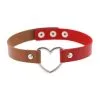 Generique Ras De Cou HEART DUO Marron-Rouge