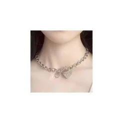 Joy Jewels Ras De Cou HEART STEEL