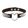 Joy Jewels Ras De Cou HEART STRASS Noir