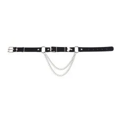 Joy Jewels Ras De Cou LOVE HEART CHAIN Noir -FÉMINITÉS boutique ras de cou love heart chain noir 2