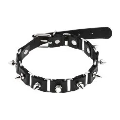 Joy Jewels Ras De Cou PUNK PIKS Noir -FÉMINITÉS boutique ras de cou punk piks noir 3