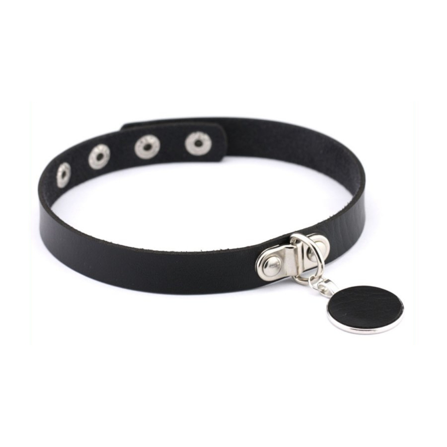 Joy Jewels Ras De Cou ROUND MOON Noir 4 Joy Jewels Ras De Cou ROUND MOON Noir – Image 4