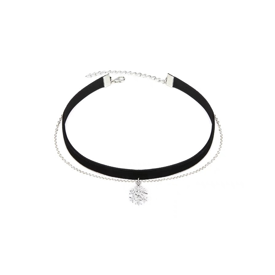 Joy Jewels Ras De Cou SNOW Noir 1 Joy Jewels Ras De Cou SNOW Noir
