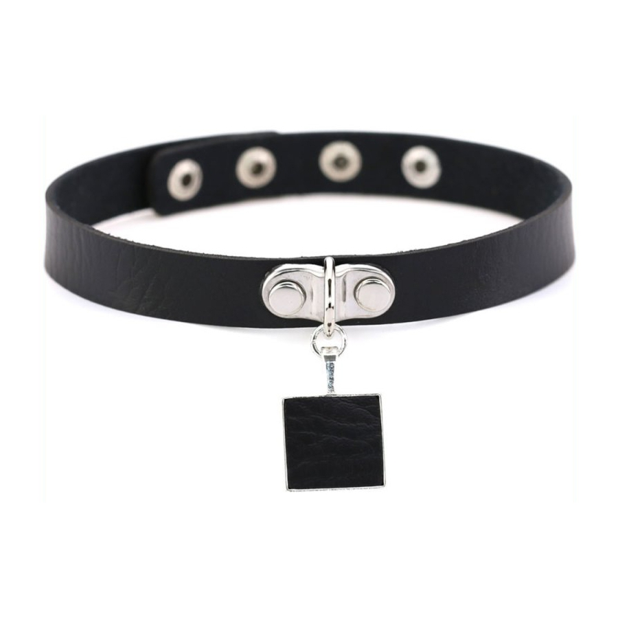 Joy Jewels Ras De Cou SQUARE NECK Noir 1 Joy Jewels Ras De Cou SQUARE NECK Noir