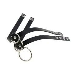 Joy Jewels Ras De Cou TRI RINGS Noir -FÉMINITÉS boutique ras de cou tri rings noir 2