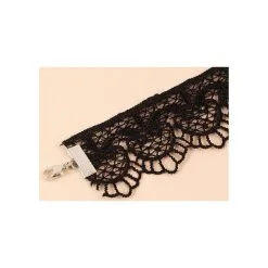Joy Jewels Ras De Cou TRIPLE LACE Noir -FÉMINITÉS boutique ras de cou triple lace noir 2