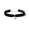 Joy Jewels Ras De Cou VELVET PEARL Noir