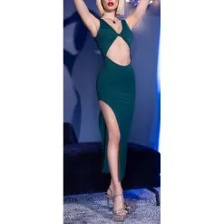 Chilirose Robe Longue Kinga - Emeraude