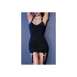 Chilirose Robe Quincy - Noire -FÉMINITÉS boutique robe quincy noire 2