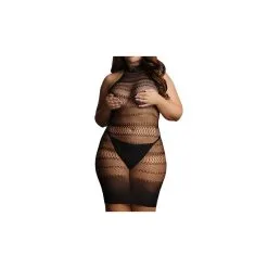 Le Desir Robe Sexy Grande Taille HIGH LACE Noire