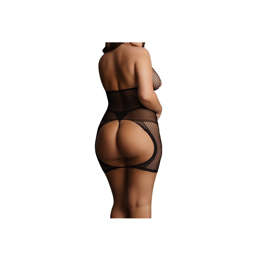Le Desir Robe Sexy Grande Taille PEEK-A-BOO Noire 2 Le Desir Robe Sexy Grande Taille PEEK-A-BOO Noire – Image 2