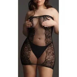 Le Desir Robe Sexy Grande Taille Strapless - Noir