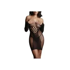 Le Desir Robe Sexy LONG SLEEVED Noir