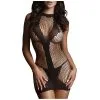 Le Desir Robe Sexy NET CONTRAST Noir