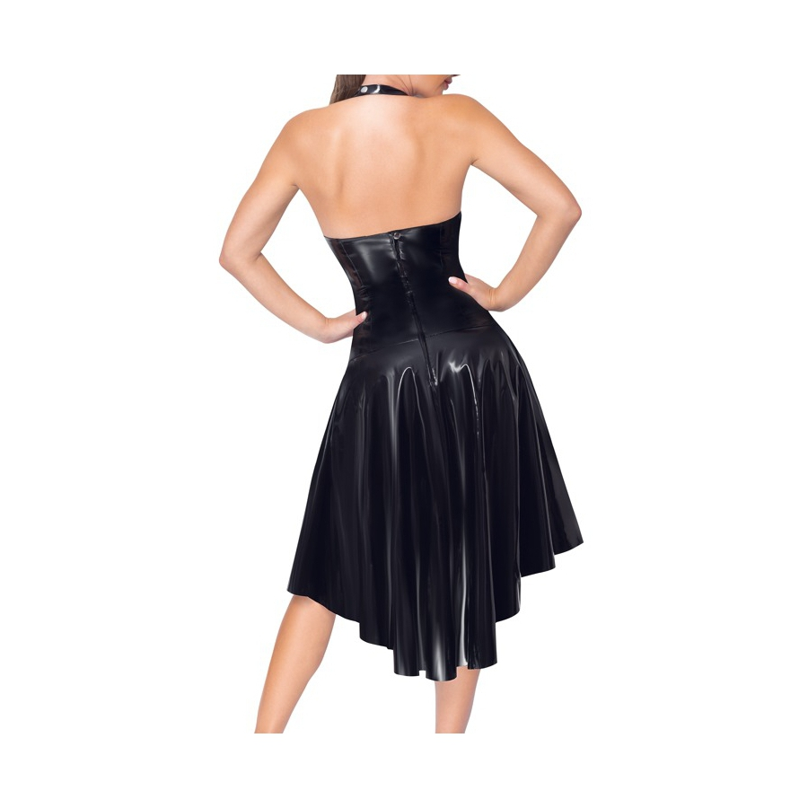 Black Level Robe VINYL DRESS BOHEMIA Noire 2 Black Level Robe VINYL DRESS BOHEMIA Noire – Image 2