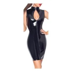 Black Level Robe VINYL DRESS LACING Noire