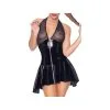 Black Level Robe VINYL DRESS NET Noire