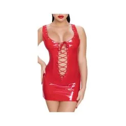 Black Level Robe VINYL DRESS ROPE Rouge