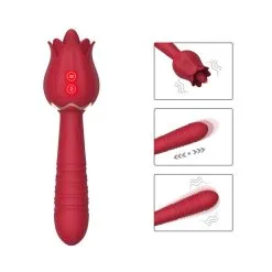 MyPlayToys Stimulateur De Clitoris Et Point G ROSE LICKY