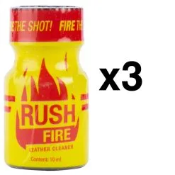 RED Leather Cleaner RUSH FIRE 10ml X3