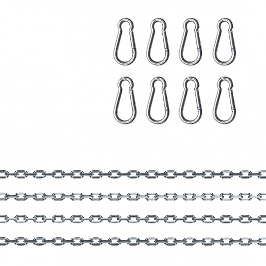 VIP Sling Set 4 Châines Et 8 Mousquetons En Métal 1 VIP Sling Set 4 Châines Et 8 Mousquetons En Métal